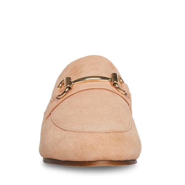 Steve Madden Kandi Camel Suede Platte Schoenen Dames Bruin | SM-340CY