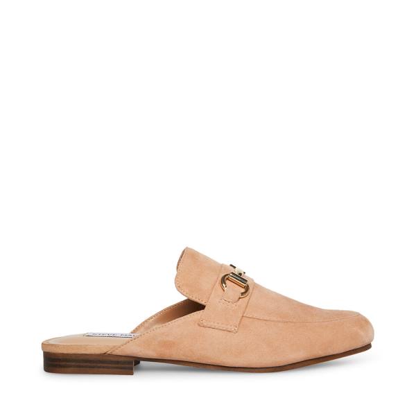 Steve Madden Kandi Camel Suede Platte Schoenen Dames Bruin | SM-340CY