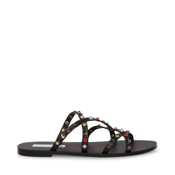 Steve Madden Kelsey Sandalen Dames Zwart Gekleurd | SM-820PJ