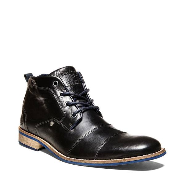 Steve Madden Kramerr Leren Laarzen Heren Zwart | SM-184ID