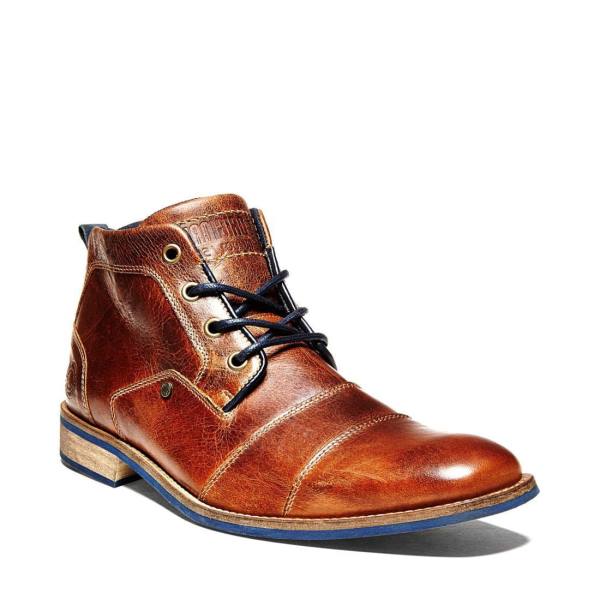 Steve Madden Kramerr Tan Leren Laarzen Heren Bruin | SM-965RC