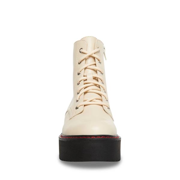 Steve Madden Kreed Bone Paris Enkellaarsjes Dames Beige | SM-689TF