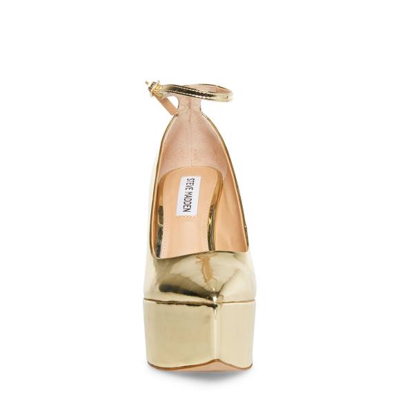 Steve Madden Ladonna Heel Hakken Dames Goud | SM-781ZS