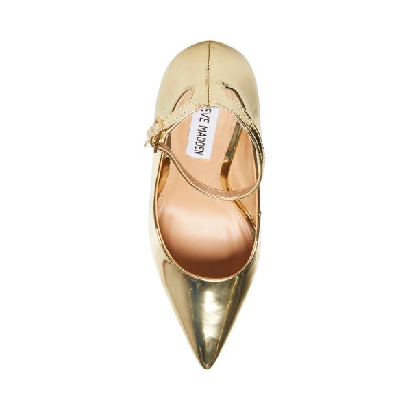 Steve Madden Ladonna Heel Hakken Dames Goud | SM-781ZS