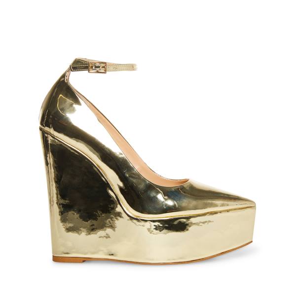 Steve Madden Ladonna Heel Hakken Dames Goud | SM-781ZS