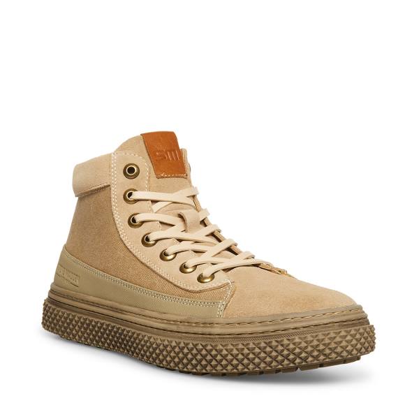 Steve Madden Lantern Taupe Sneakers Heren Grijs Bruin | SM-318IL