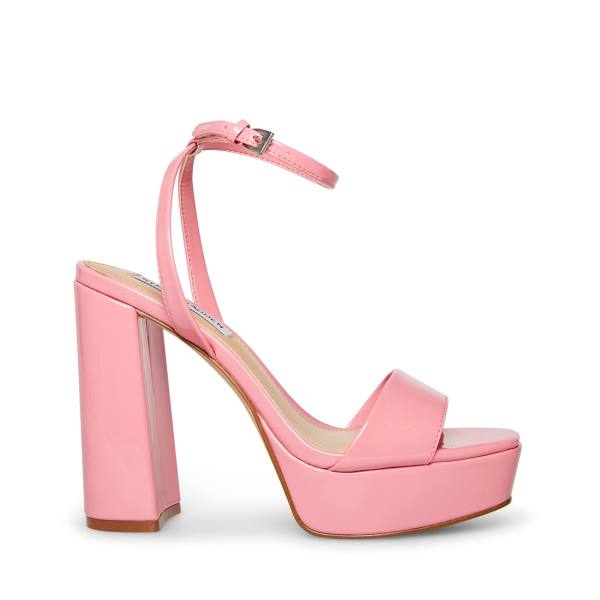 Steve Madden Lessa Lak Heel Hakken Dames Roze | SM-035YZ