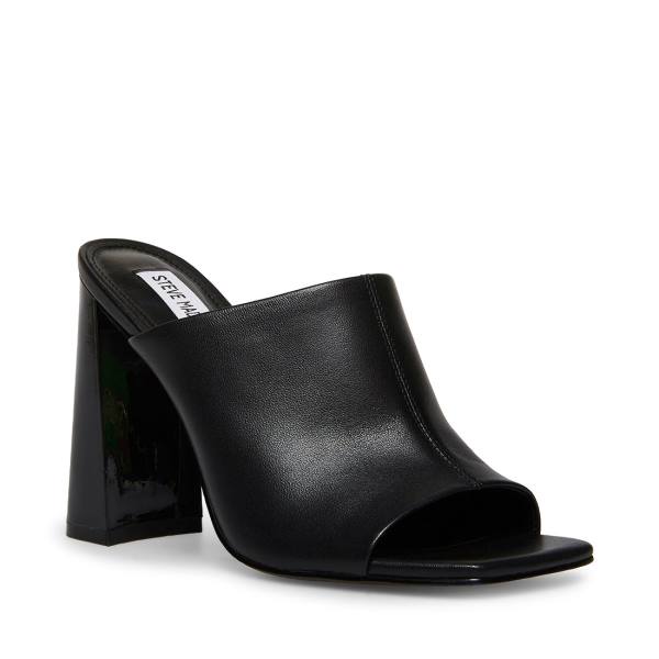 Steve Madden Lexia Leren Heel Hakken Dames Zwart | SM-827VK