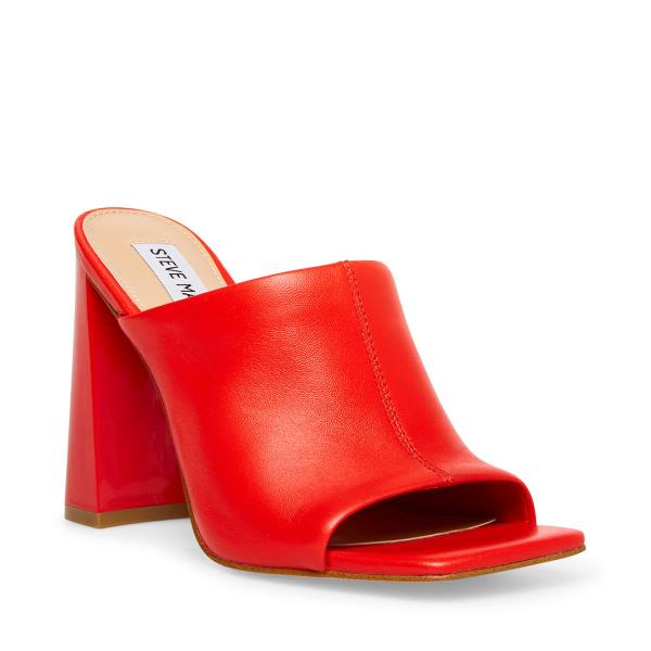 Steve Madden Lexia Leren Heel Hakken Dames Rood | SM-832MX