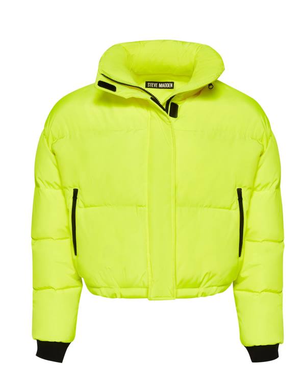 Steve Madden Lime Puffer Jassen Dames Lichtgroen | SM-096FW