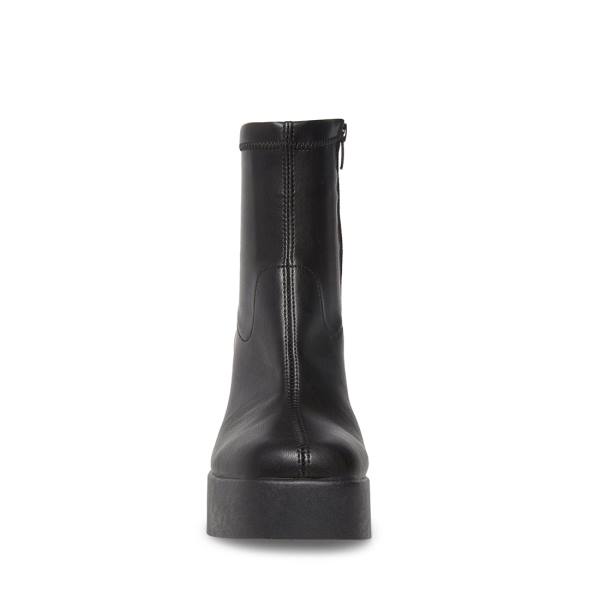 Steve Madden Logic Enkellaarsjes Dames Zwart | SM-085PI