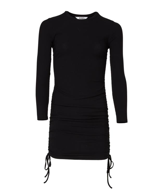 Steve Madden Long Sleeve Mini Jurken Dames Zwart | SM-729FC