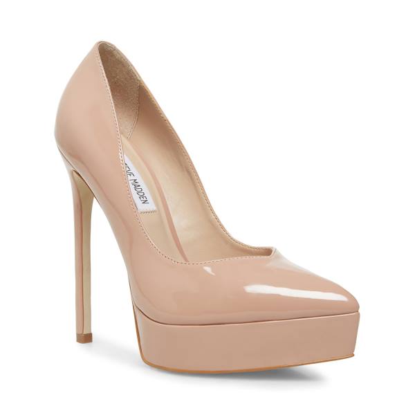 Steve Madden Luxury Blush Lak Heel Hakken Dames Donkerroze | SM-891XU