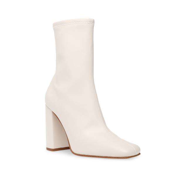 Steve Madden Lynden Bone Enkellaarsjes Dames Beige | SM-128AD