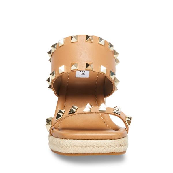 Steve Madden Mackie-s Tan Sandalen Dames Bruin Gekleurd | SM-918DW