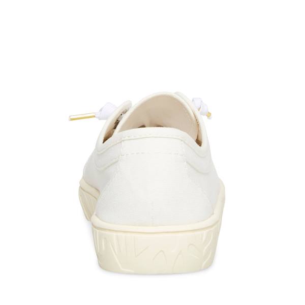 Steve Madden Maevee Natural Sneakers Dames Beige | SM-851JW