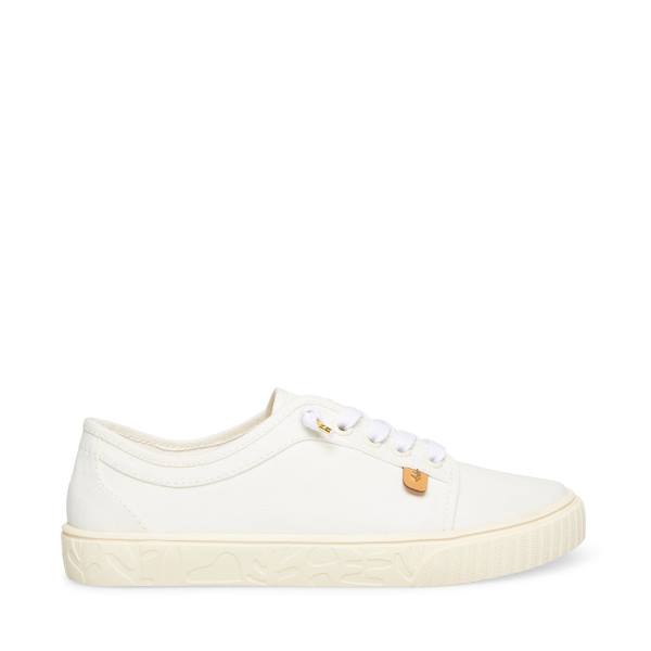 Steve Madden Maevee Natural Sneakers Dames Beige | SM-851JW