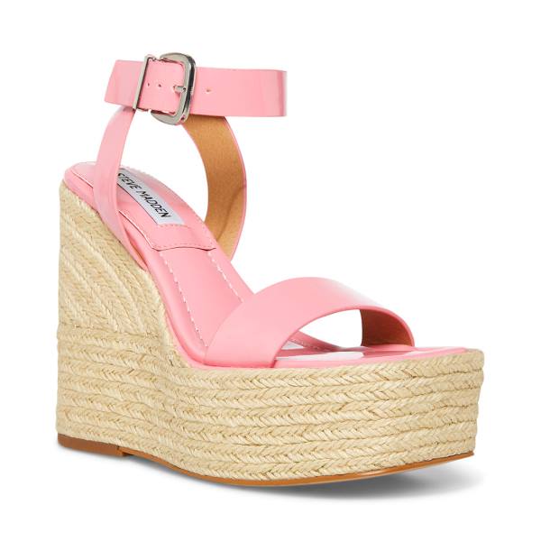 Steve Madden Mallandra Lak Sandalen Dames Roze | SM-137XH