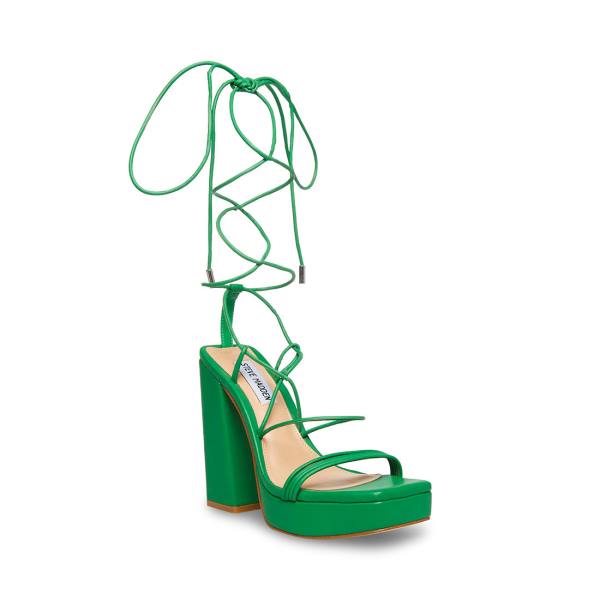 Steve Madden Manzie Heel Hakken Dames Groen | SM-750YF