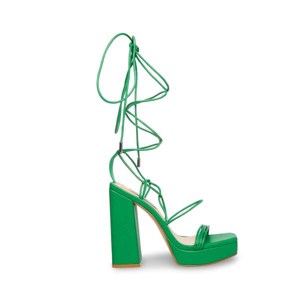 Steve Madden Manzie Heel Hakken Dames Groen | SM-750YF