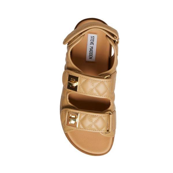 Steve Madden Margie Tan Sandalen Dames Bruin | SM-138OD