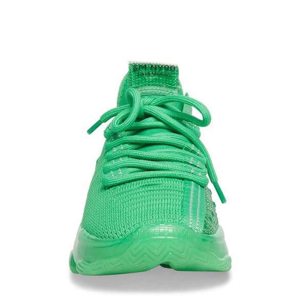 Steve Madden Maxima Sneakers Dames Groen | SM-302FK