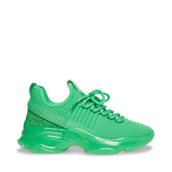 Steve Madden Maxima Sneakers Dames Groen | SM-302FK