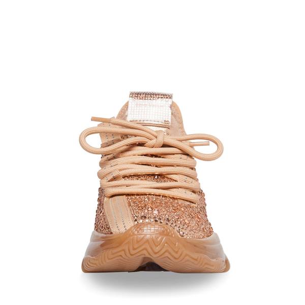 Steve Madden Maxima-r Sneakers Dames Roze Goud | SM-673LV