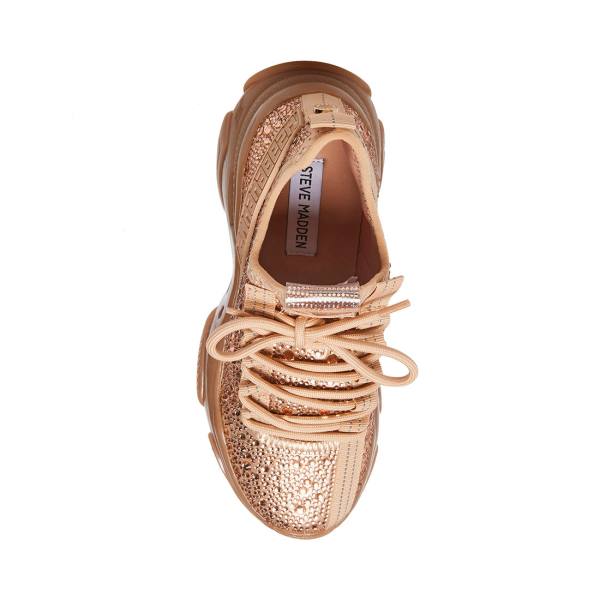 Steve Madden Maxima-r Sneakers Dames Roze Goud | SM-673LV