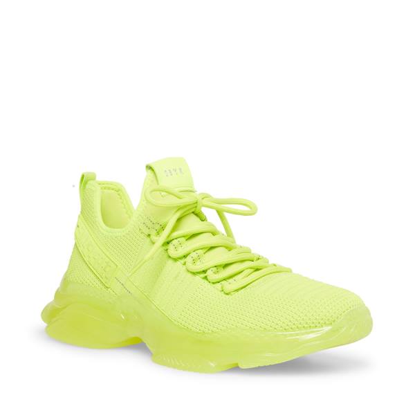 Steve Madden Maxxximo Lime Sneakers Heren Lichtgroen | SM-731JA