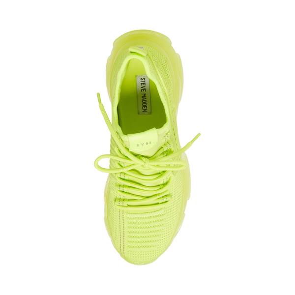 Steve Madden Maxxximo Lime Sneakers Heren Lichtgroen | SM-731JA