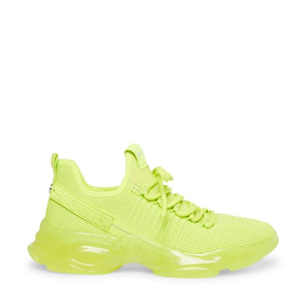 Steve Madden Maxxximo Lime Sneakers Heren Lichtgroen | SM-731JA