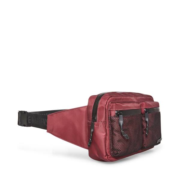 Steve Madden Mesh Fanny Pack Burgundy Handtas Dames Bordeaux | SM-201LN