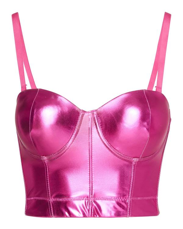 Steve Madden Metallic Bustier Topjes Dames Roze | SM-384FI