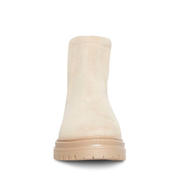 Steve Madden Moira Sand Suede Enkellaarsjes Dames Bruin | SM-039ME