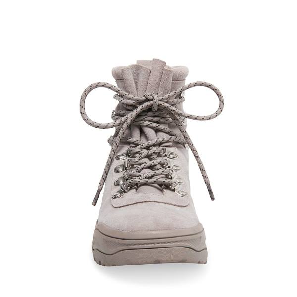 Steve Madden Mojave Suede Enkellaarsjes Dames Lichtgrijs | SM-756YO