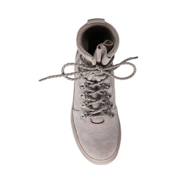 Steve Madden Mojave Suede Enkellaarsjes Dames Lichtgrijs | SM-756YO