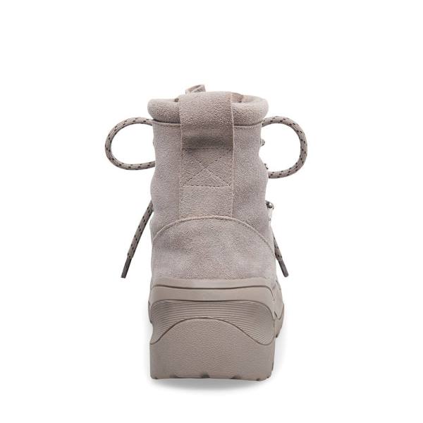 Steve Madden Mojave Suede Enkellaarsjes Dames Lichtgrijs | SM-756YO