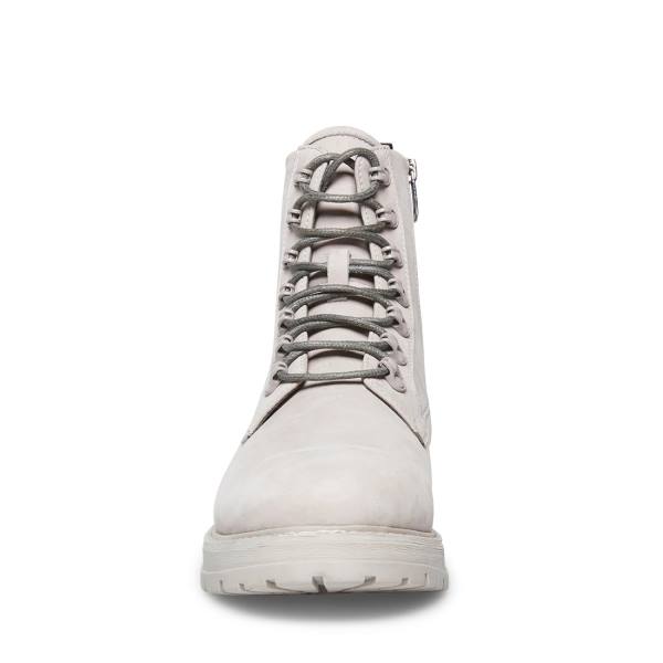 Steve Madden Motto Nubuck Enkellaarsjes Heren Grijs | SM-481PF