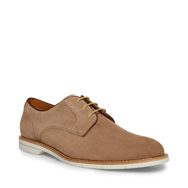 Steve Madden Neiko Suede Werkschoenen Heren Khaki | SM-619RQ