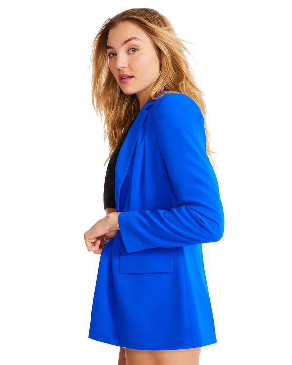 Steve Madden Neon Blazer Jassen Dames Blauw | SM-678WG