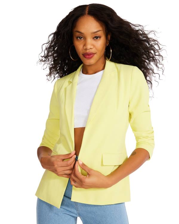 Steve Madden Neon Blazer Jassen Dames Geel | SM-016HF