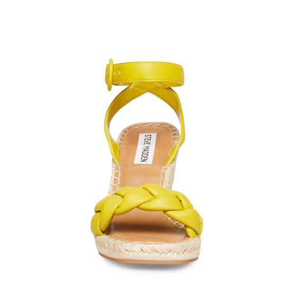 Steve Madden Novah Sandalen Dames Geel | SM-416CA