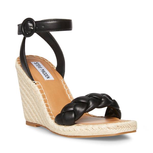 Steve Madden Novah Sandalen Dames Zwart | SM-401TD