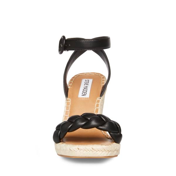 Steve Madden Novah Sandalen Dames Zwart | SM-401TD