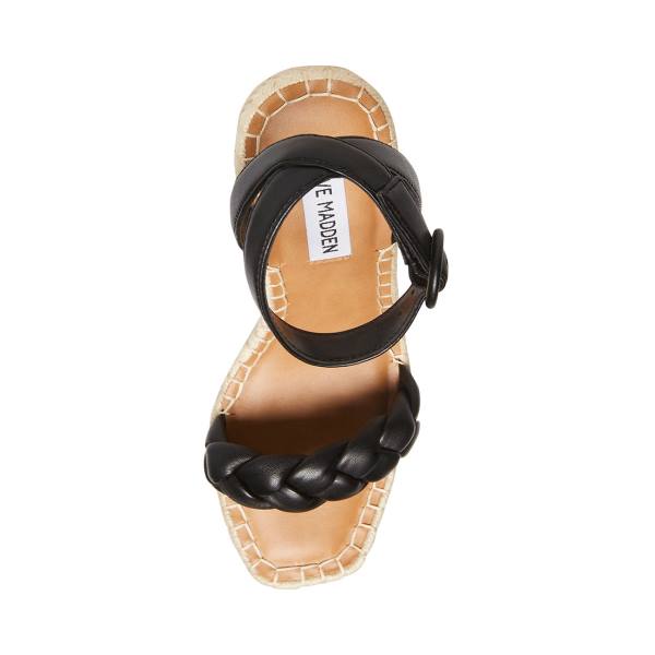 Steve Madden Novah Sandalen Dames Zwart | SM-401TD