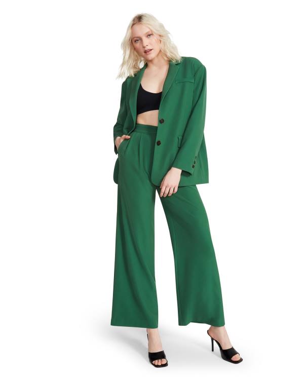 Steve Madden Oversized Blazer Jassen Dames Groen | SM-539YT