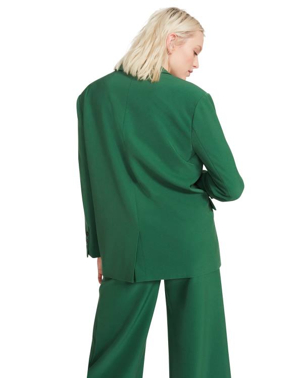 Steve Madden Oversized Blazer Jassen Dames Groen | SM-539YT