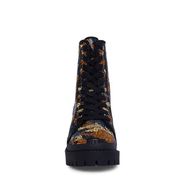 Steve Madden Pass Camo Enkellaarsjes Dames Camo Gekleurd | SM-162GU