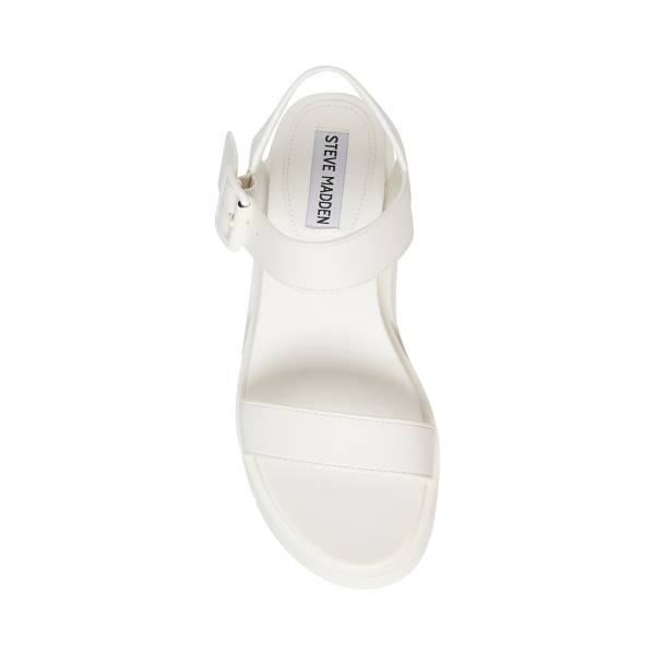 Steve Madden Pastry Sandalen Dames Wit | SM-952ZU